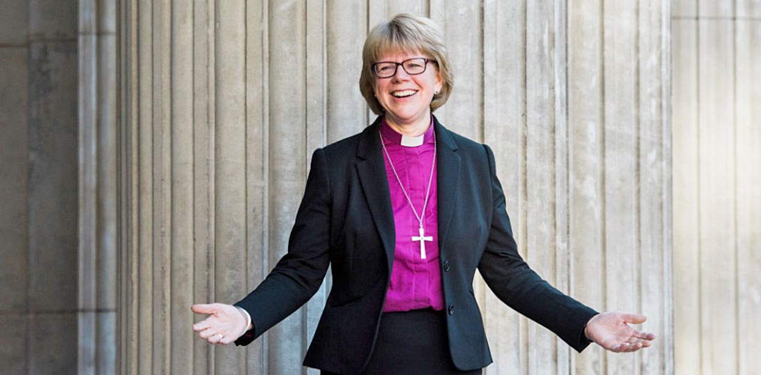 Porträtfoto von Sarah Mullally, der designierte Erzbischöfin von Canterbury